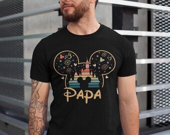Papa Mouse Disney Shirt - Mickey Mouse Dad TShirt, Father's Day Gift, Disney Papa Tee, Dada Shirt for Dad