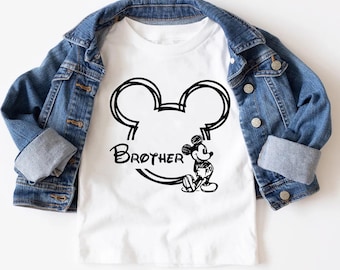 Brother Mouse Shirt, Fathers day Shirt, gift for brother, Disney Family Shirt, Disneyworld shirt, Disney Family Trip, Gift For brother