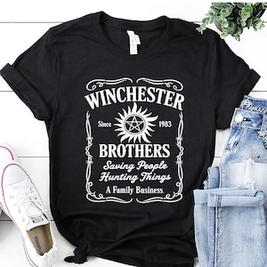 Supernatural T-Shirt, Supernatural Winchesters Shirt, Winchester Brothers Shirt, Supernatural Shirt, womens supernatural shirt, sweatshirt