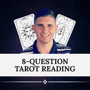 8 Question Psychic Reading Same Hour 97% Accurate Tarot Card Psychic Predictions Past Present Future PDF Delivered Medium Reading Tarot Read