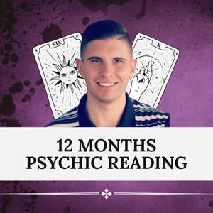 12 Months Reading Psychic Reading Same Hour 97% Accurate Tarot Card Present Future Psychic Predictions PDF Delivered Medium Reading Tamas