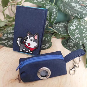 Ensemble sacoche + porte carte