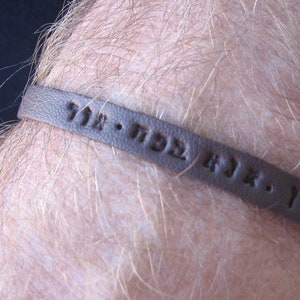Mens Bracelet-Leather Bracelet-Dad Bracelet Personalized Leather Bracelet-Mens Name Bracelet-For Him Bracelet-Couple Bracelets-Husband Gift image 1