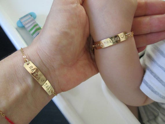 matching bracelets for mom and baby
