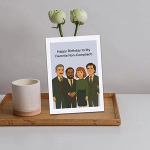 Abbruch-TV-Show Geburtstagskarte, anpassbare alles Gute zum Geburtstag Nachricht, Arbeitsplatz Humor Popkultur