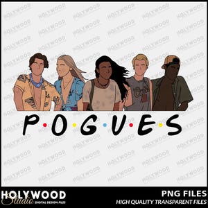 Outer Banks Pogues Digital Design Download, Pogues Group Art, Outer Banks Fan Art