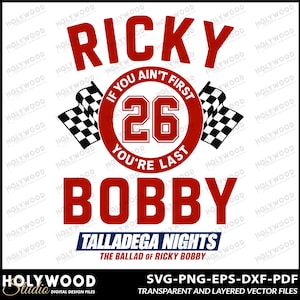 Ricky Bobby Si vous n'êtes pas le premier, vous êtes les derniers Talladega Nights T-shirts en téléchargement numérique, Mugs, Art mural, Posters, Créations manuelles, Cadeaux