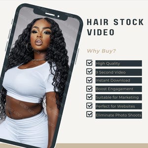 Ultimate Wig Essentials Bundle: Wideo i zdjęcia | Filmy o fryzjerach | Rolki peruk | Filmy o perukach | Biznes perukowy, przedłużanie włosów | Akcje AI