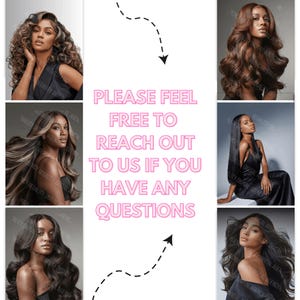 Beauty stock image featuring a professional hair model with long styled hair for salon and social media content