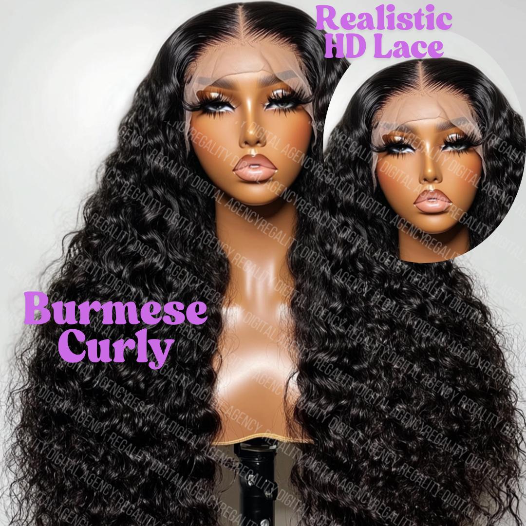 Curly Mannequin Stock Photos: AI-Generated Hair Beauty Images (Digital Download)