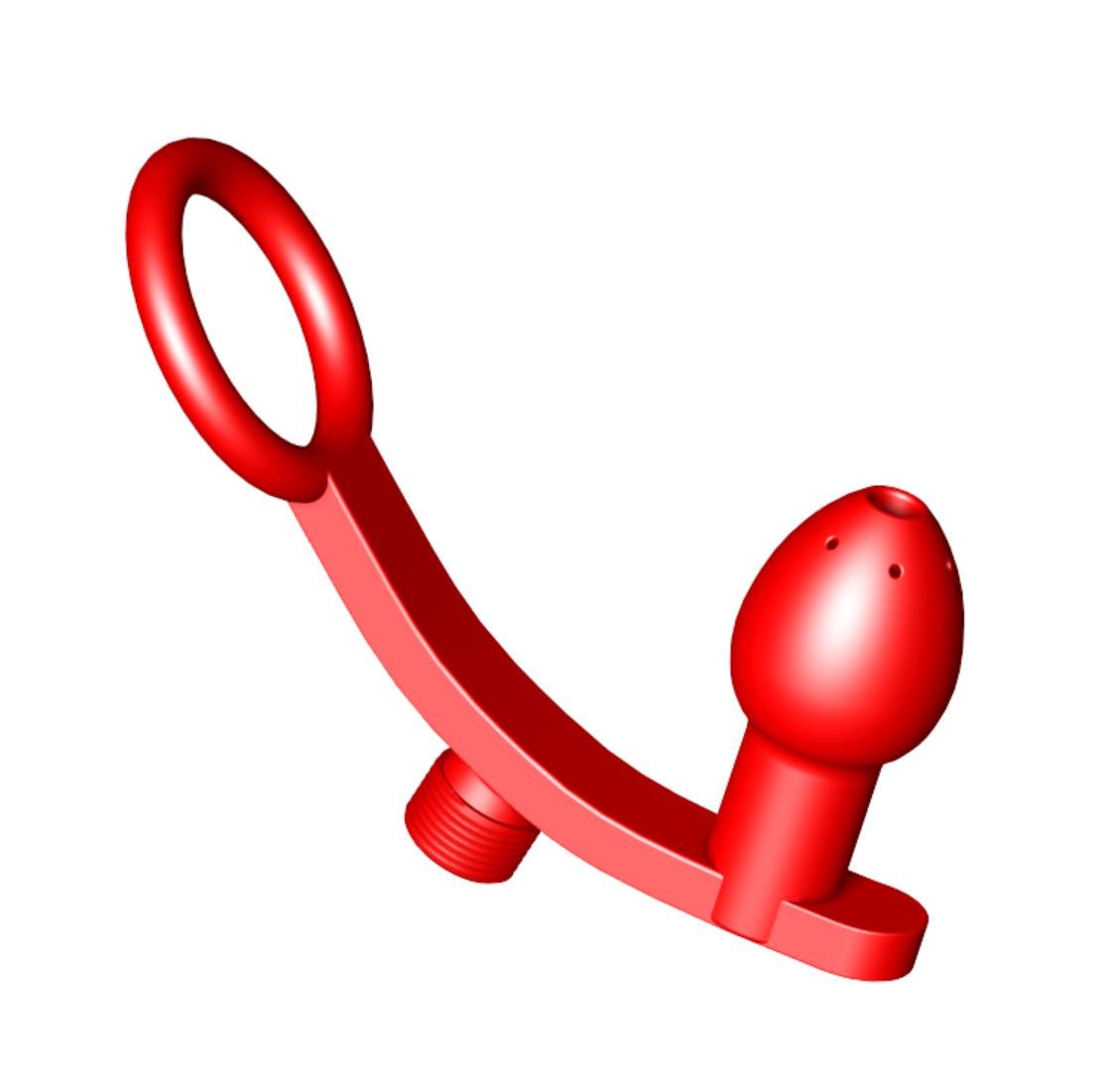 Archivo STL, enema de gancho anal