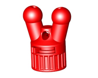 Archivo SLT para impresión 3D, Tapa doble para inhalador de aceites esenciales, popper