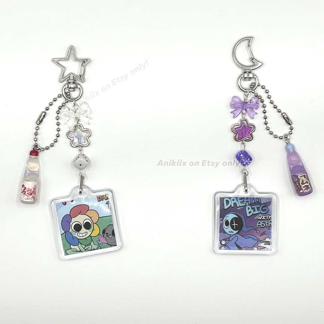 Astro and Dandy: Dandy’s World Inspired Keychains / Bag Clips - Etsy ...
