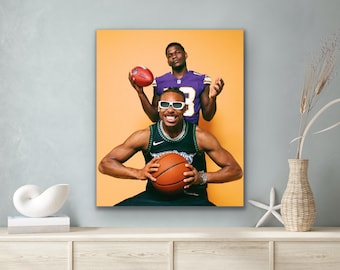 Justin Jefferson Anthony Edwards Jersey Swap