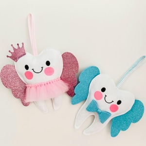 Tooth Fairy Pillow for Boys or Girls with Pocket | Personalized Tooth Fairy Pillow | Door Hanging Tooth Fairy Pillow | Lost Tooth Holder