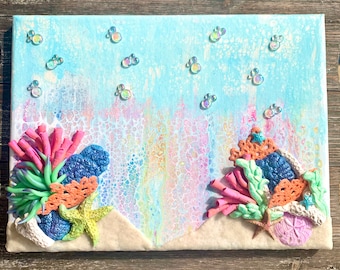 Coral Reef 3D Painting