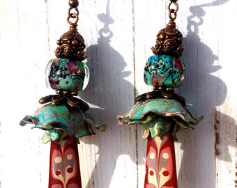 Dancing Floral Earrings