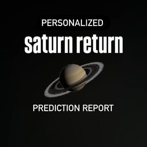 パーソナライズされた土星回帰予測