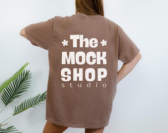 Comfort Colors 1717 Espresso T-shirt Mockup (Digital Download)
