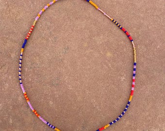 Dainty Boho Layering Necklace | Handmade Sterling Silver Beaded Jewelry for Daily Wear
