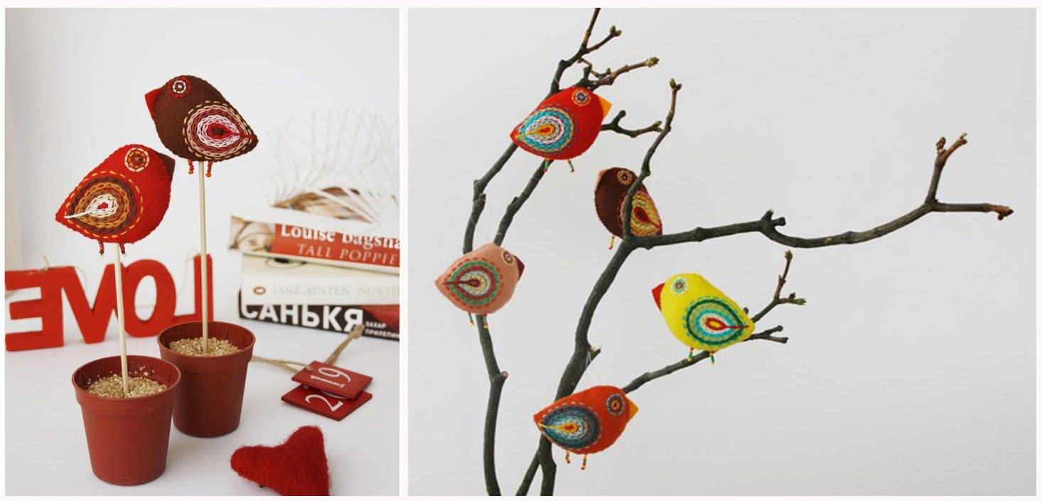 15 Bird Ornaments Wholesale Home Decor Birds Etsy