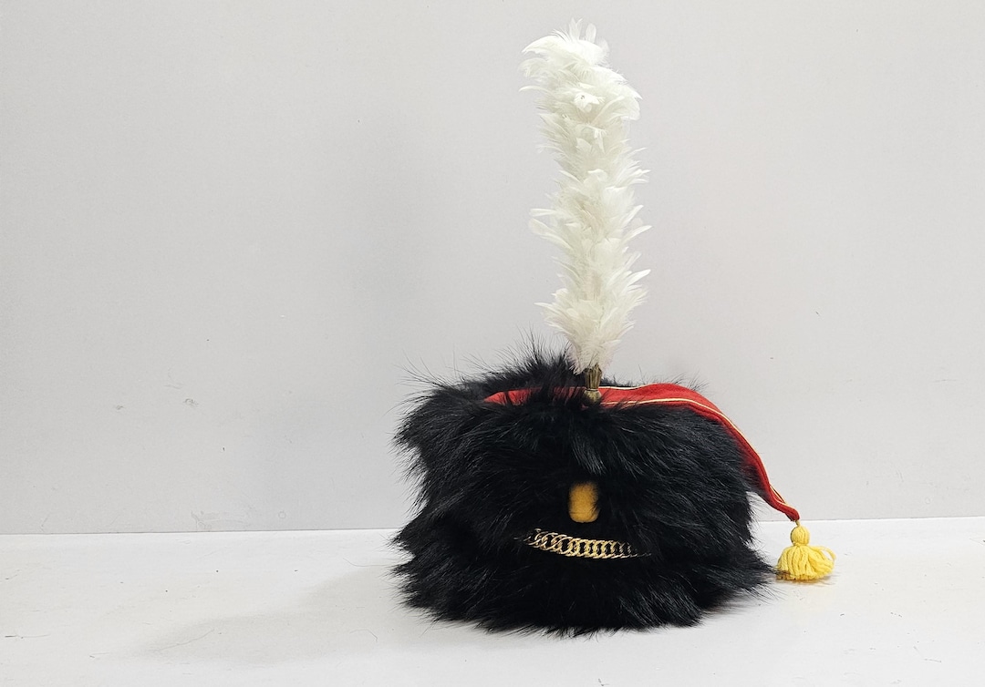 Colback French Hussar Hat Premium Cavalry Napoleonic Busby Hat ...