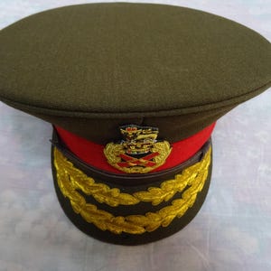 Schirmmütze cap Officers Visor Hat Made to order German Army styled