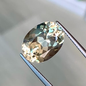 7.57 Cts Certified Top Quality Natural Rare Yellow Bytownite Mexico