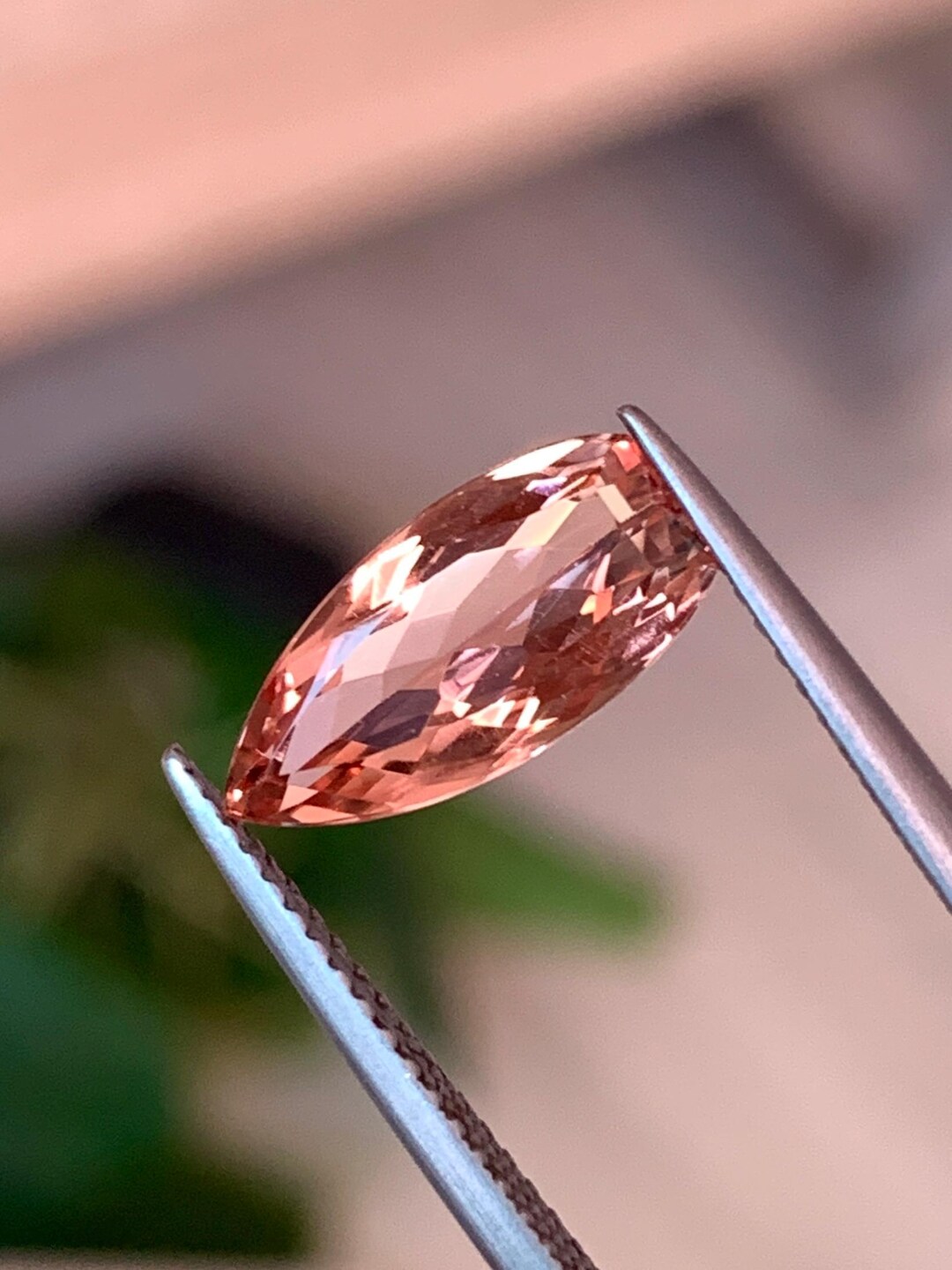 Certified Natural Pink-orange Imperial Topaz Gemstone From Brazil - Etsy