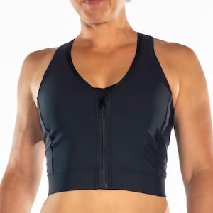 Lymphatic Support Bra: Soft Compression Sports Bra