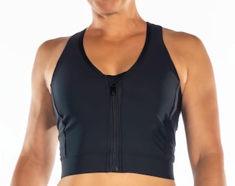 Sujetador de soporte linfático: Sujetador deportivo de compresión suave