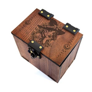 Witch Themed Mtg Deck Box - Etsy Witch Themed Mtg Deck Box - Etsy
