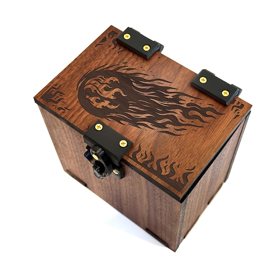 Commander Deck Box: Fireball Engraving, 100+ Cards, Dice Tray, MTG Magic the Gathering - Etsy Israel Commander Deck Box: Fireball Engraving, 100+ Cards, Dice Tray, MTG Magic the Gathering - Etsy Israel