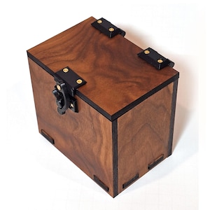 Magic the Gathering Deck Box, handgefertigt, Kommandant 120 Karten mit Hülle und Tokentasche, Lorcana Deck Box, Farbe wählen