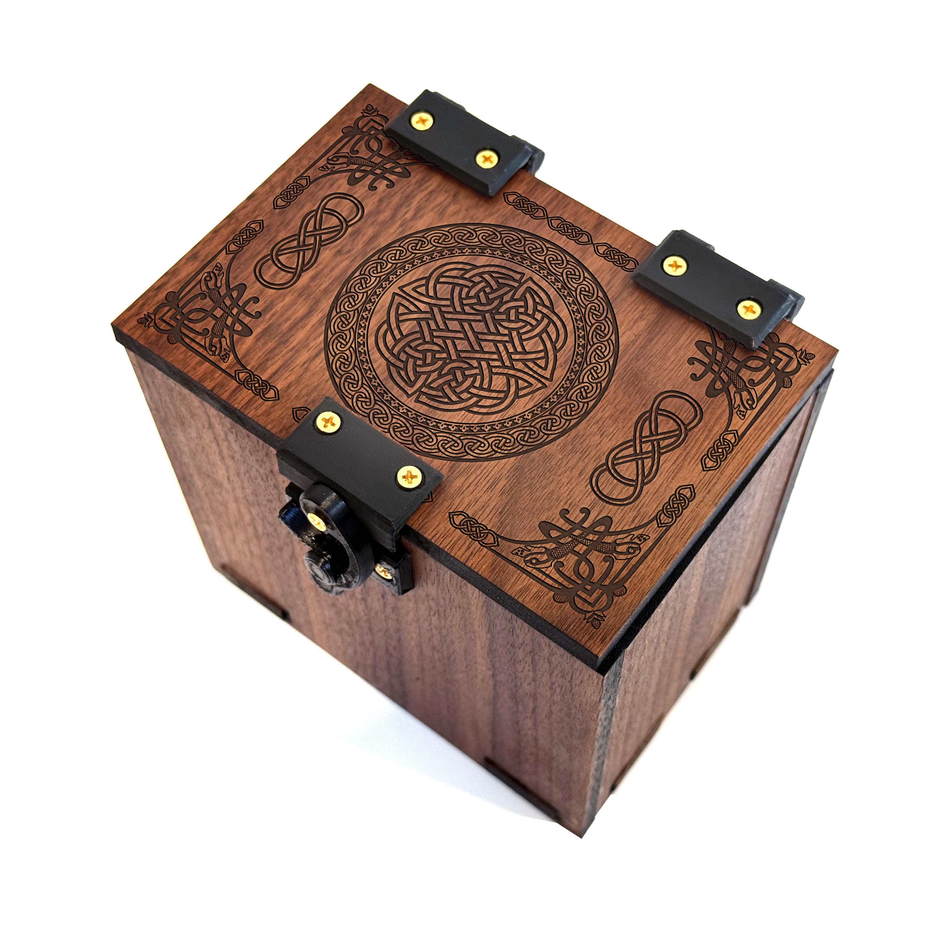 deck box for sleeved cards Wooden Deck Box for 100 Sleeved Cards