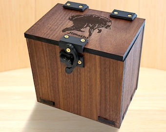 MTG Deckbox – Jimothy-Thema, über 100 Karten in Hüllen, Token-Tasche, Bloomburrow (ohne KI)