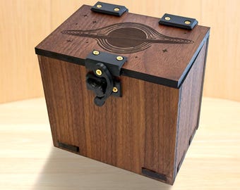 MTG Deck Box—Black Hole, Edge of Eternities, 100+ Cards, Dice Tray