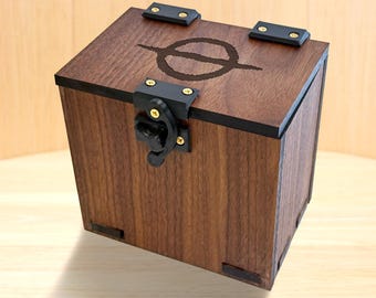 MTG Deck Box — Phyrexian, 100+ Cards, Dice Tray, Commander EDH, Handmade