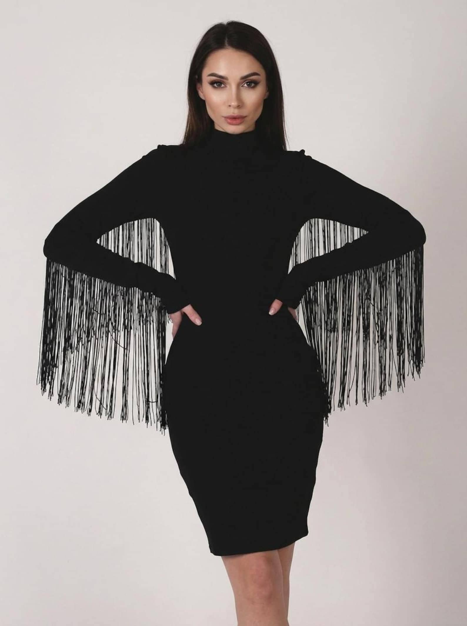 Maddy Euphoria Black Dress - Etsy Canada