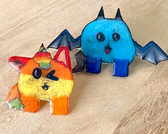 Random Gimkit | Handmade Shrink Plastic | Pin