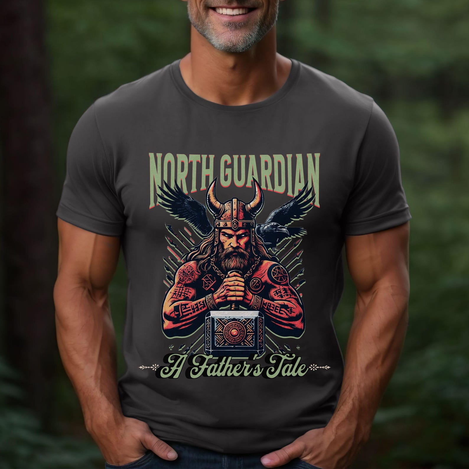Father's Day Viking Renaissance Fair Tshirt, A Father's Tale North