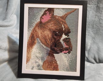 DCIDBEI Diamond Painting Cani 40x50 cm Paint Diamond 5D Cani Diamond Painting Cane Boxer Diamond Painting Cani Barboncino Diamond Painting Cane Pomerania Diamond Painting Cane Maltese Animali