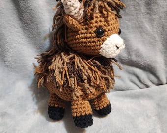 Highland Cow - gehaakte pluche