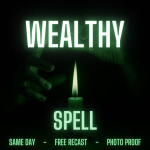 Wealth Spell Same Day Cast Powerful Money Spell Attract Wealth Fast Casting Financial Abundance Witchcraft Ritual Prosperity Bind