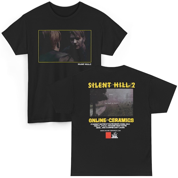 サイレントヒル2 Tシャツ：レトロホラーゲームTシャツ、ジェームズ