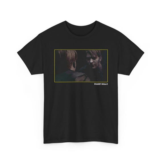 サイレントヒル2 Tシャツ：レトロホラーゲームTシャツ、ジェームズ