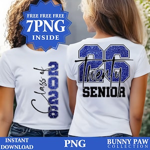 Class of 2026 Senior - 2026 Graduation Png - Senior 2026 Shirt - Senior Mom Svg - Digital File - Instant Download