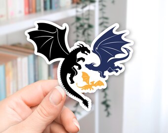 Dragon Sticker: Tairn Andarna Sygael - Waterproof Vinyl Decal