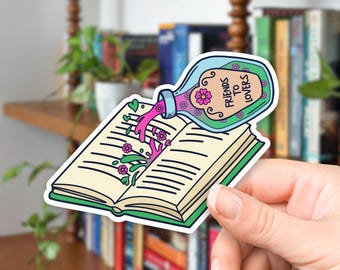 Friends to Lovers Sticker - Romance Book Trope Waterproof Kindle Sticker