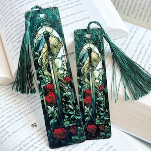 Assassin Bookmark – Stained Glass Style - Fantasy Art